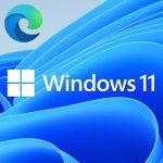 Windows 11 Logo with Edge logo
