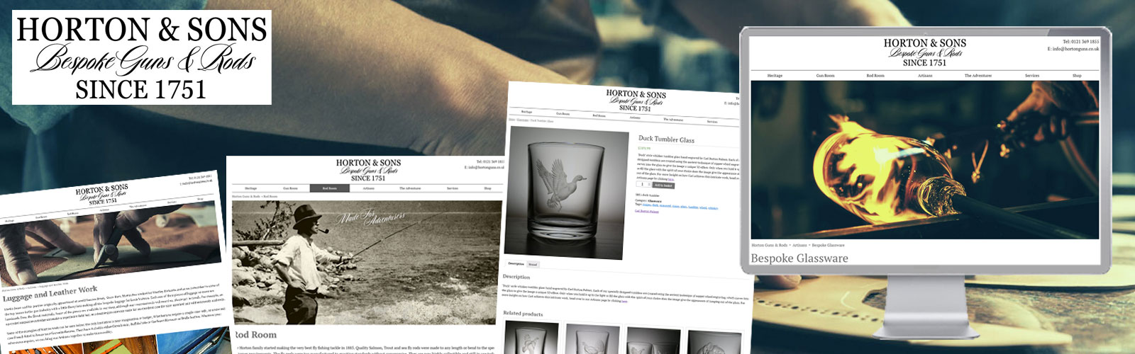 Website Screenshots of W Horton and Sons