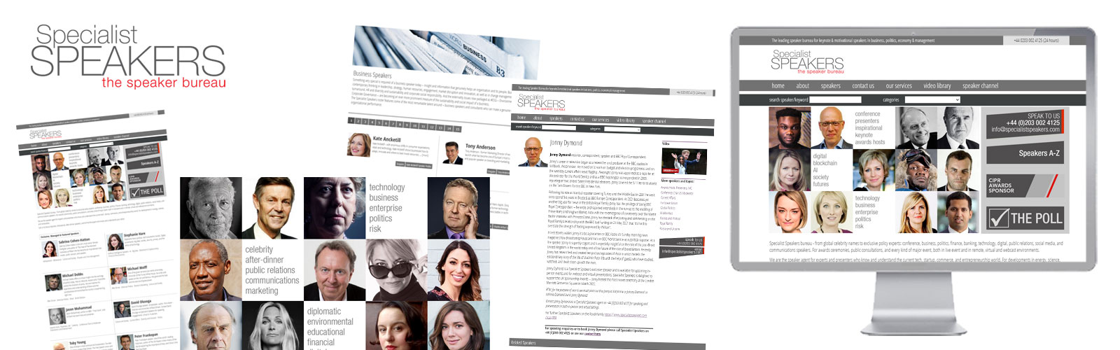 Website Screenshots speakers
